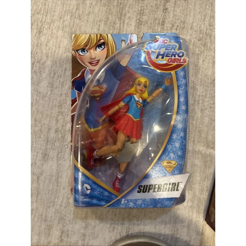 DC Superhero Girls Supergirl 10-inch Action Doll with Cape and Short Blonde Hair